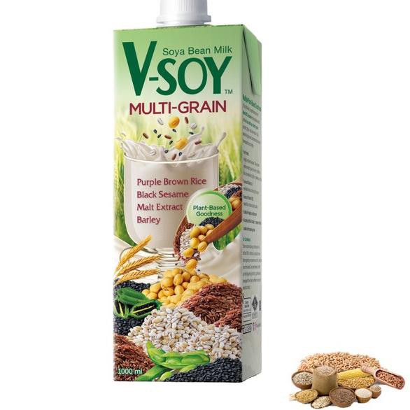 

[PREMIUM PRODUCT] V-SOY Multi Grain Soy Milk 1L