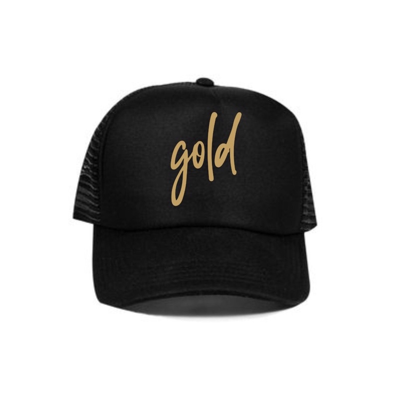 Topi Trucker gold