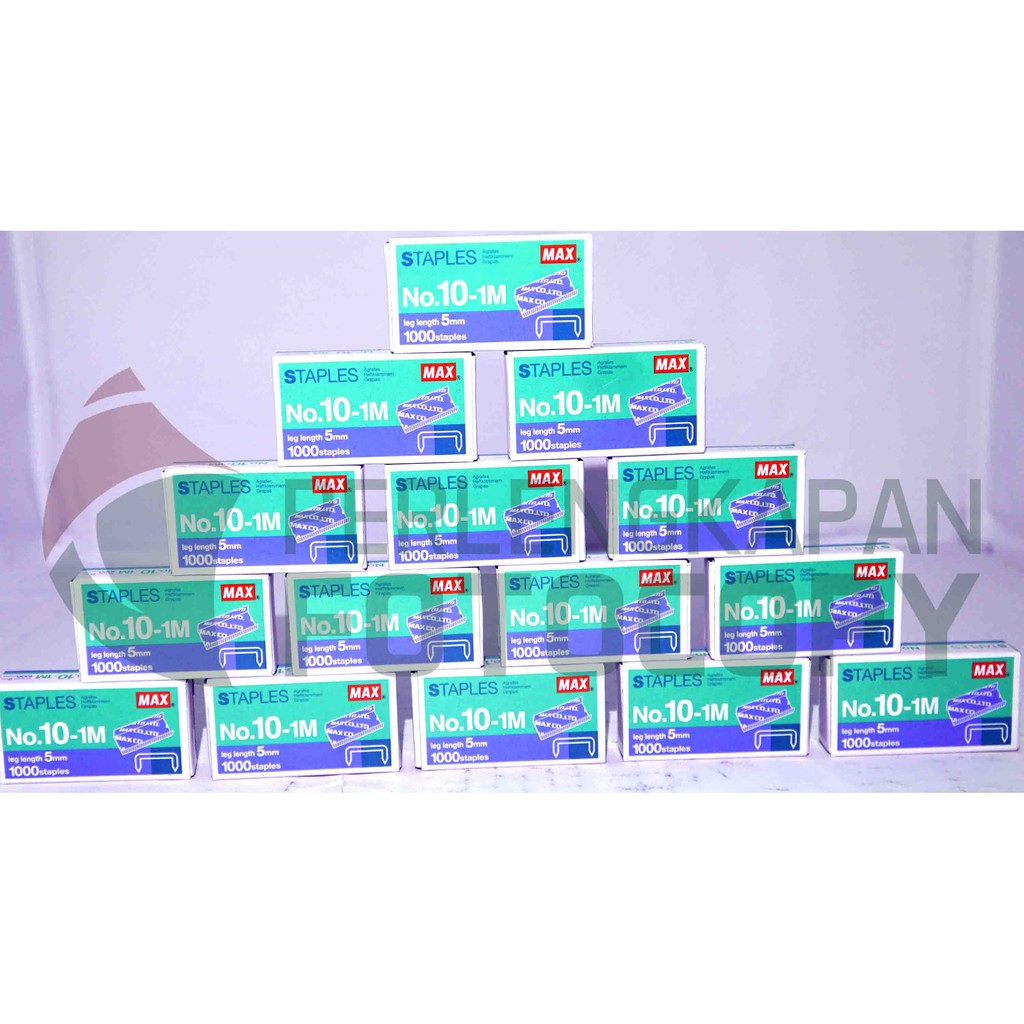

REFILL STAPLES MAX / Isi Stapler No.10 HARGA Eceran 1 Pak Kecil