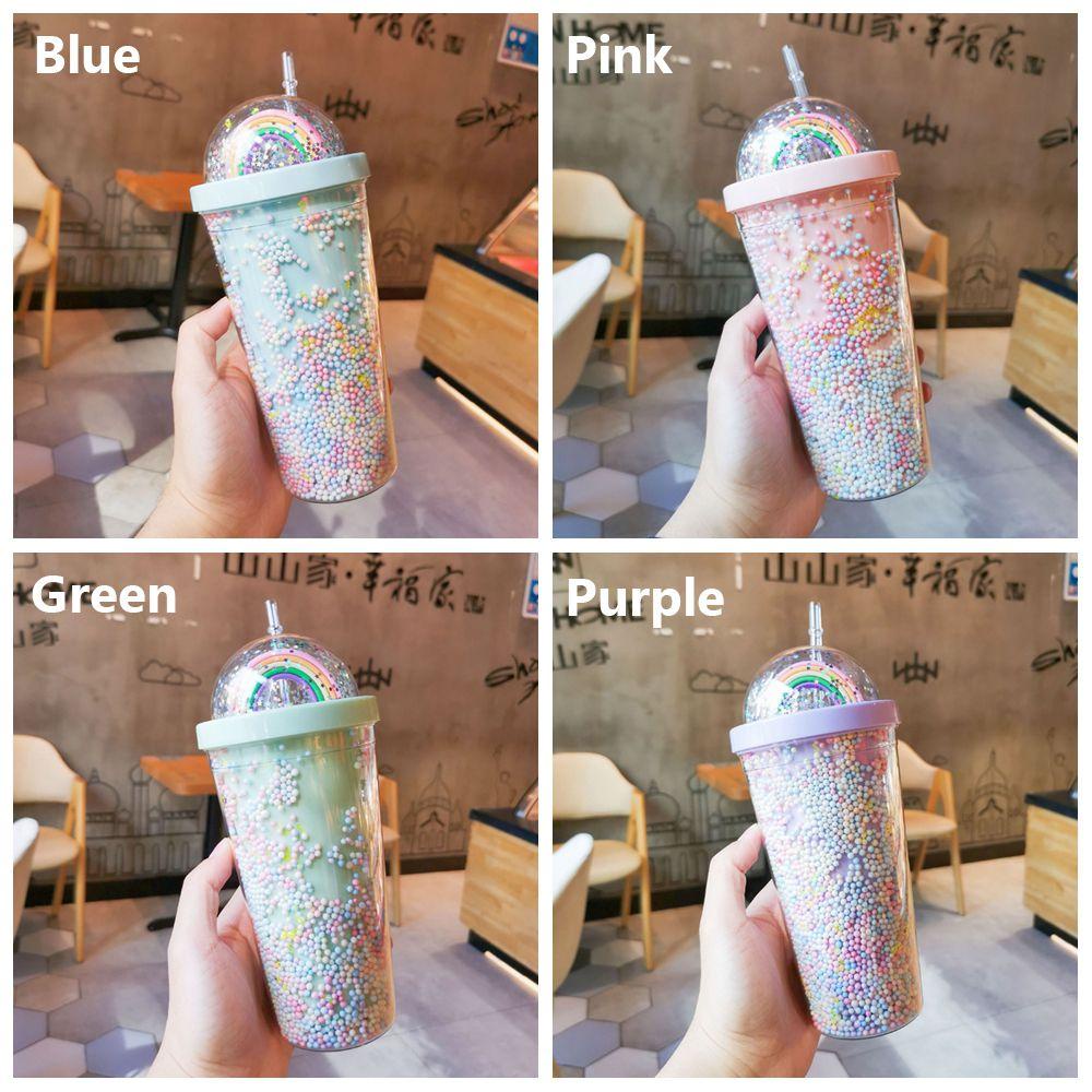 Suyo Botol Minum 550ML Bahan Plastik BPA Free Warna Pelangi