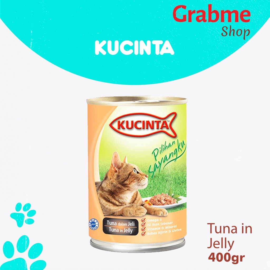 Kucinta 400gr All Varian Makanan Kucing Basah Kaleng