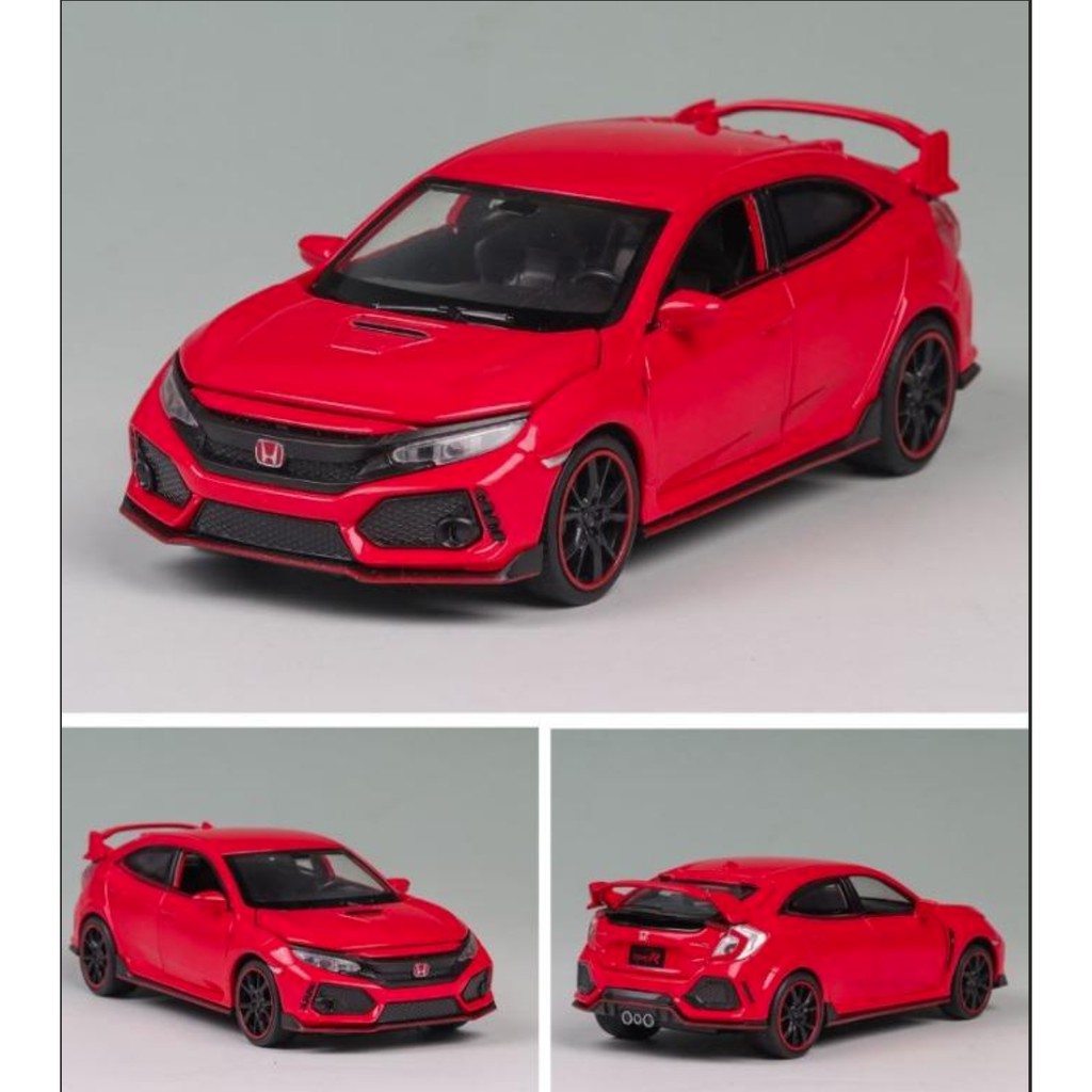 DIECAST Mobil HONDA TYPE-R MINIAUTO Original TOP MODEL METAL COLLECTION Skala 1:32