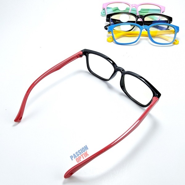 Kacamata Anak Anti Radiasi Perempuan Laki Laki  Hp Komputer Blueray Sinar Biru Blue Light Lentur-5