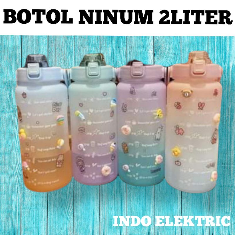 BOTOL MINUMAN KOREA VIRAL 2LITER