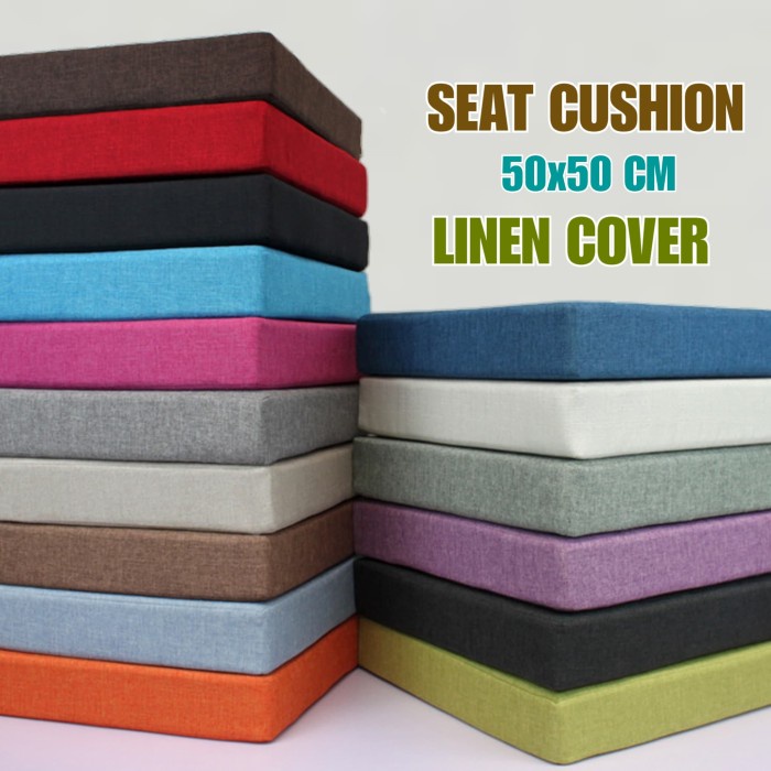 Custom Order - Matras Bantal Alas Duduk Lantai Meditasi 50x50x8 cm ~ yst71