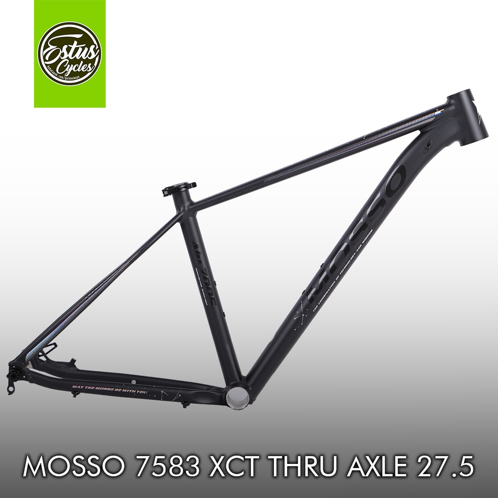 Frame SepedaMosso 7583XCT MTB 27.5 Thru Axle TA Disc Brake Alloy 7583 XCT Estus Cycles