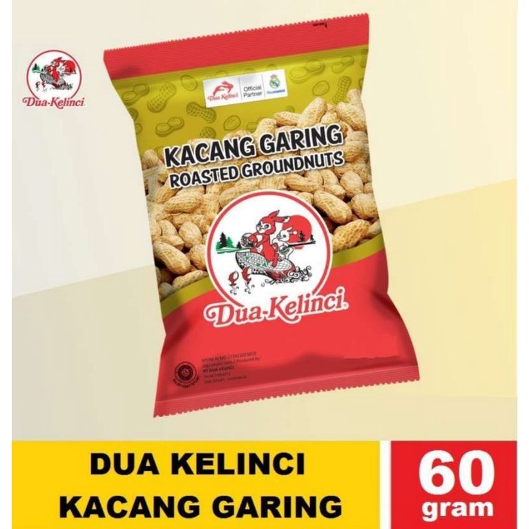 

Kacang kulit dua kelinci / kacang garing rosted groundnut 60gr