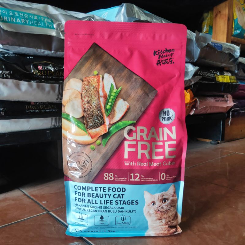 Kitchen Flavor Beauty 1,5kg - Makanan Kucing All Stages