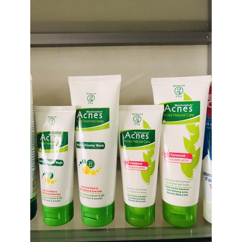 Jual ACNES Creamy Wash & Face Wash 50 / 100 Ml | Shopee Indonesia