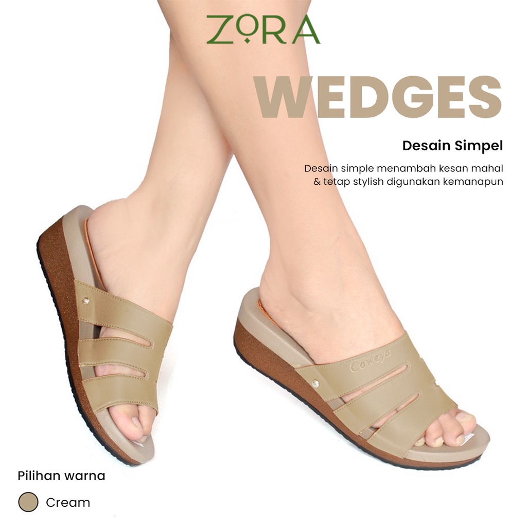 Sandal Wanita Zora Wedges Wanita DANIA Terbaru 2022