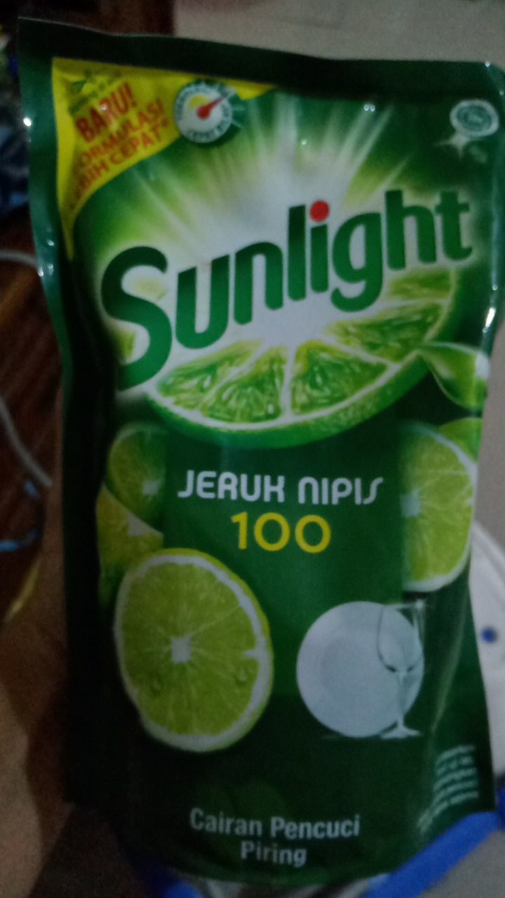 Sunlight Jeruk Nipis,daun Mint Dan Habbatusauda 755ml