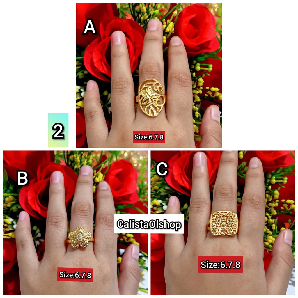 Cincin Dewasa Dubai Polos Xuping (COD)