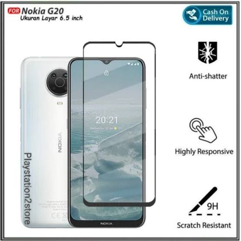 tempered glass full nokia g20