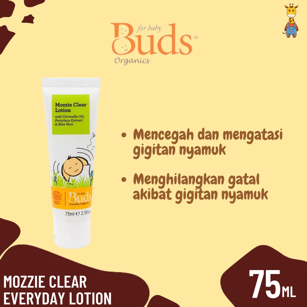 BUDS Mozzie Clear Everyday Lotion 75ml