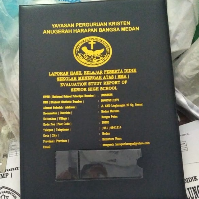 

Sampul Raport k13 isi 20 lembar