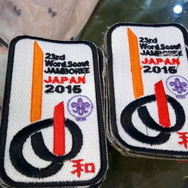 Badge jambore  word Scout japan 2016 + velcro