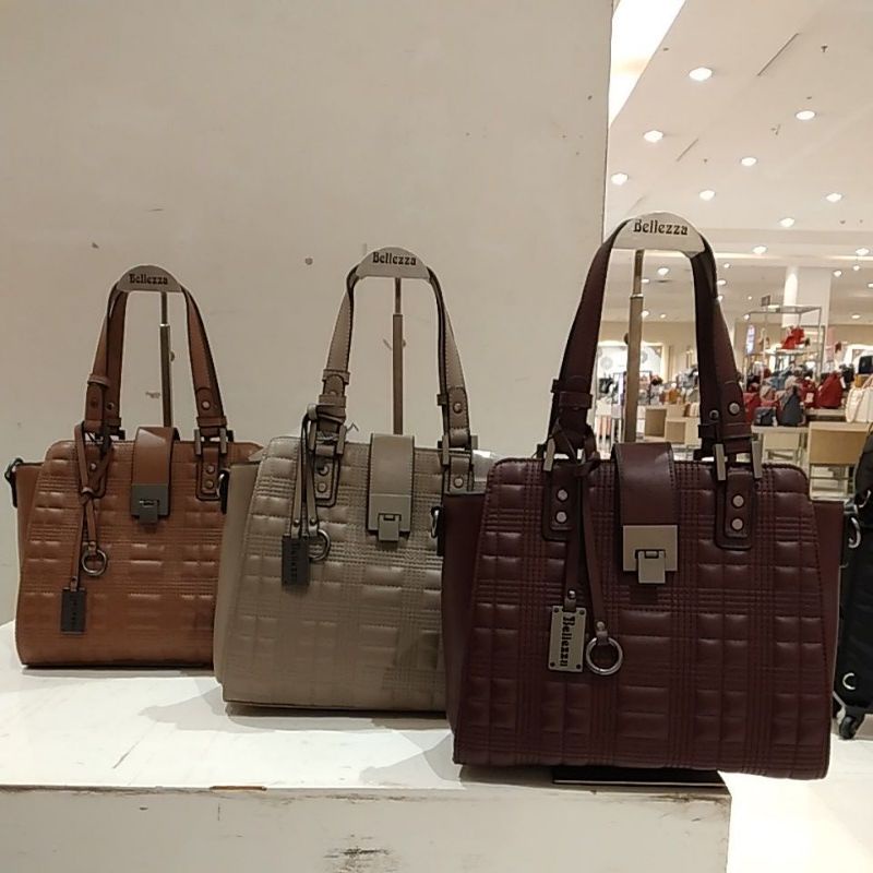 Bellezza Cz00353 Original Counter Store Tas Wanita Handbag Selempang Tas Kerja Fashion Sale