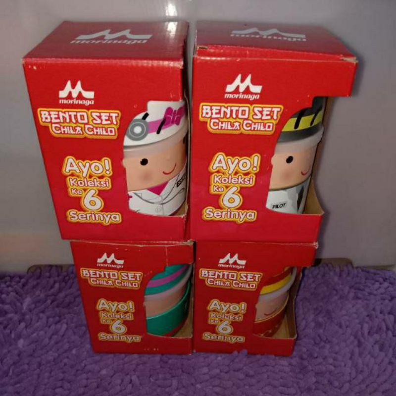 Morinaga Bento Set / Morinaga Lunch Box Bento / Lunch Box Anak / Rantang Makanan / Rantang Anak