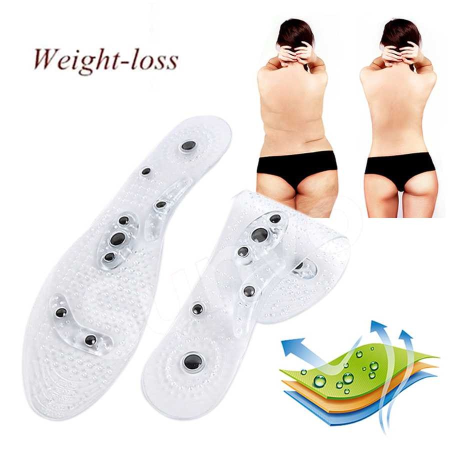 1 Pasang Sunvo Alas Kaki Sepatu Magnetic Silicone Therapy Massage / Terapi Kaki