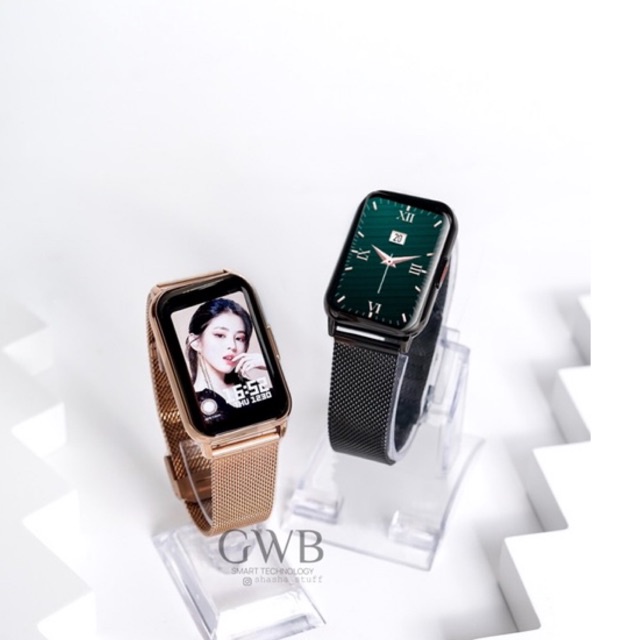 ✅BERGARANSI . CURVE EDGE smartwatch IOS &amp; ANDROID jam pintar SHASHA GWB SHASHA STUFFi