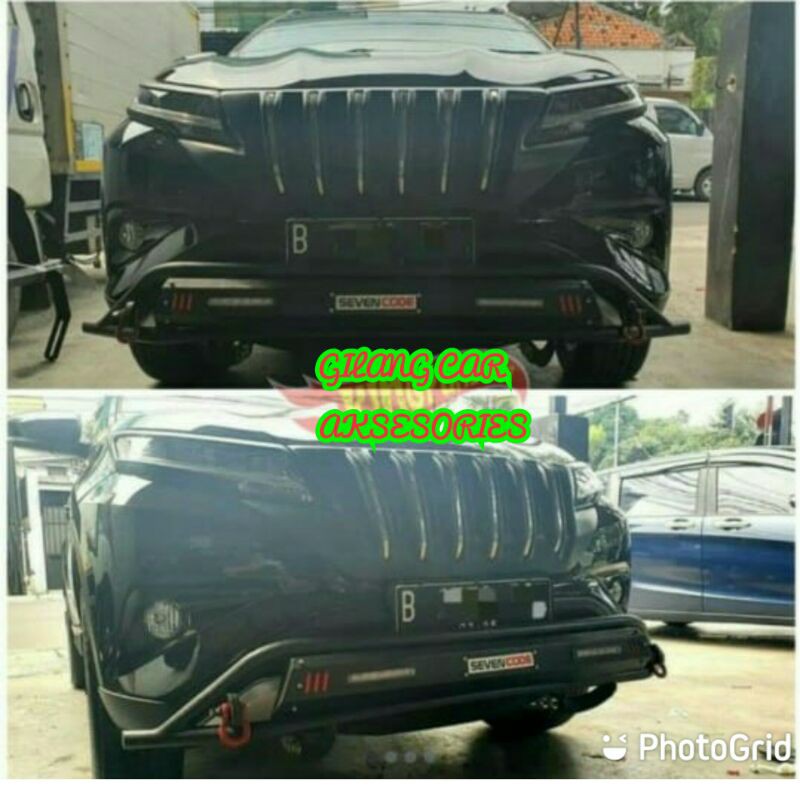 Tanduk depan cobra all new rush 2018-2020 sevencode towing bar pelindung bumper