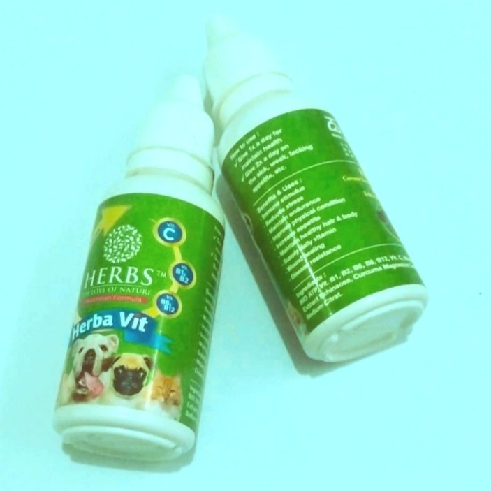 HERBS HERBA VIT 30 ML MULTIVITAMIN/VITAMIN KUCING ANJING KELINCI