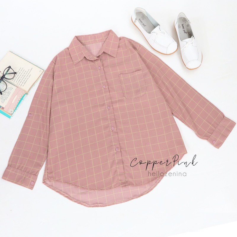 Enzi Kemeja Wanita Terbaru By Hello Zenina-3