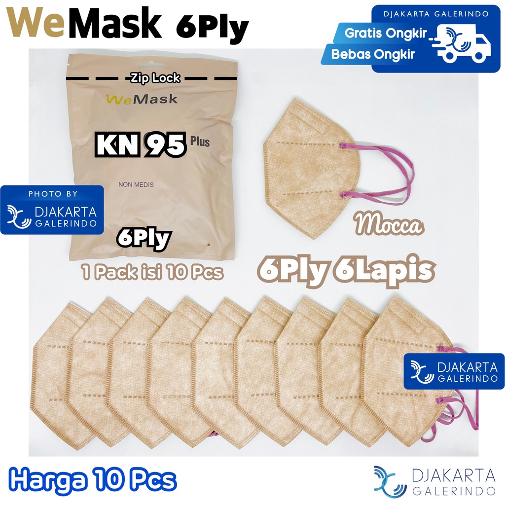 Masker KN95 6Ply WeMask isi 10 Pcs