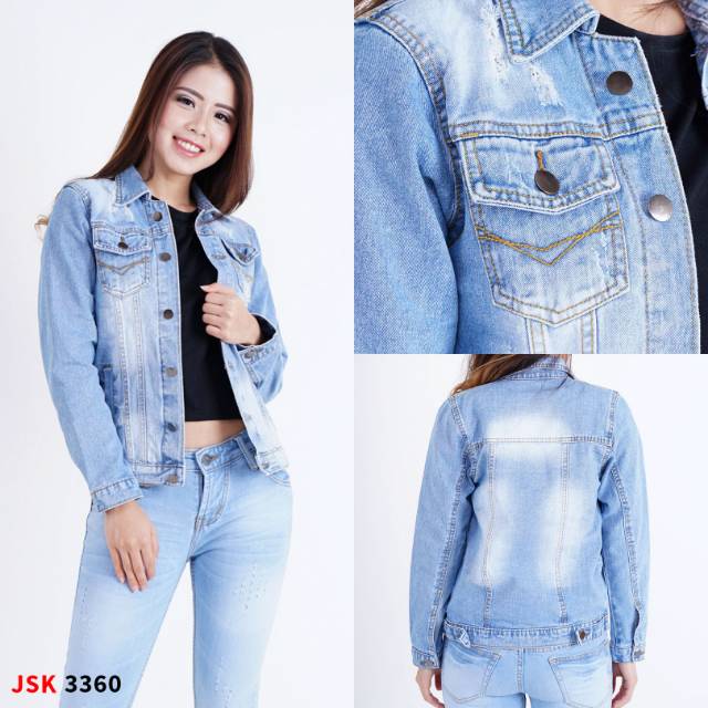 Jaket distroy/jaket jeans premiun/jaket jeans jsk