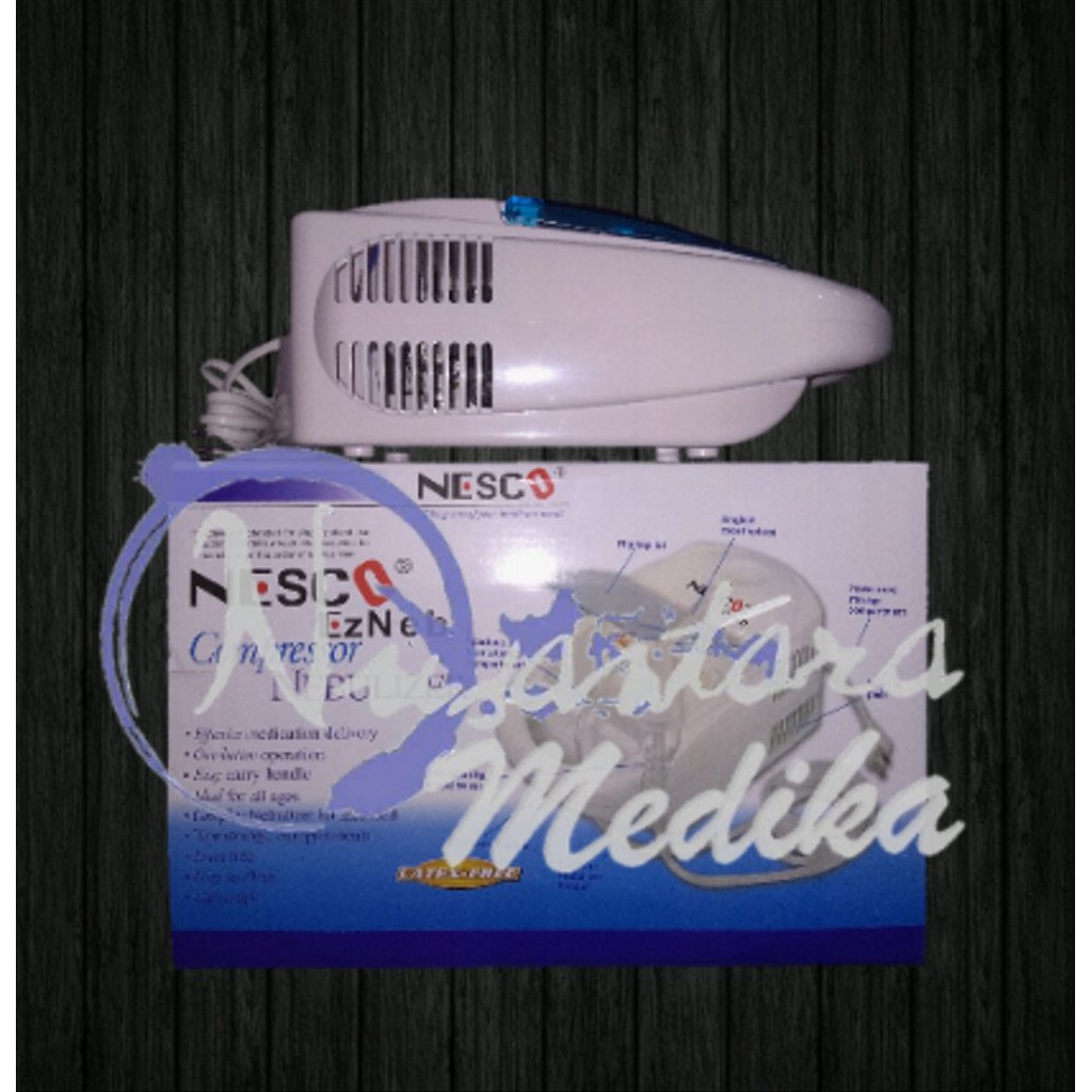 Nebulizer Compressor Original Nesco Ezneb / Alat Terapi Bantu Pernafasan Bergaransi