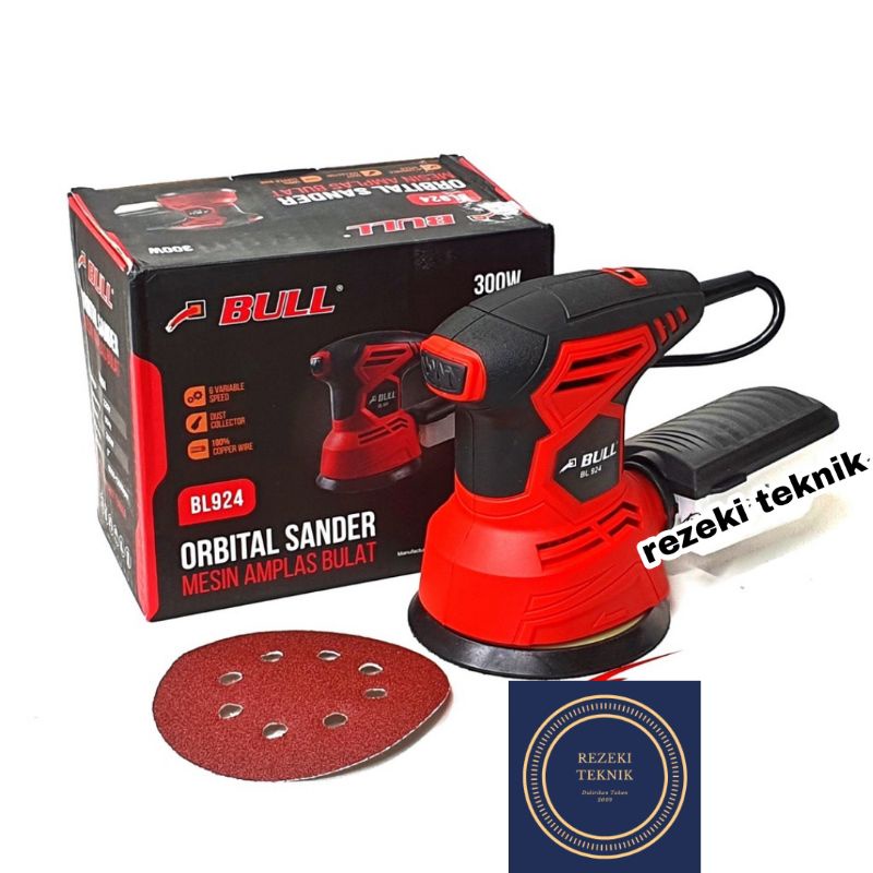 Mesin Amplas Bulat - Orbital Sander Bl924