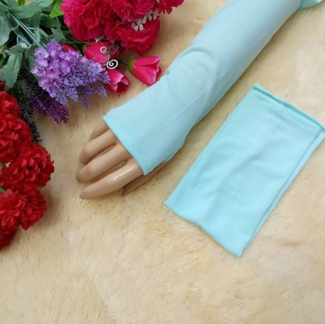 Handsock jempol/manset jempol polos/manset tangan Cantik Dan Murah