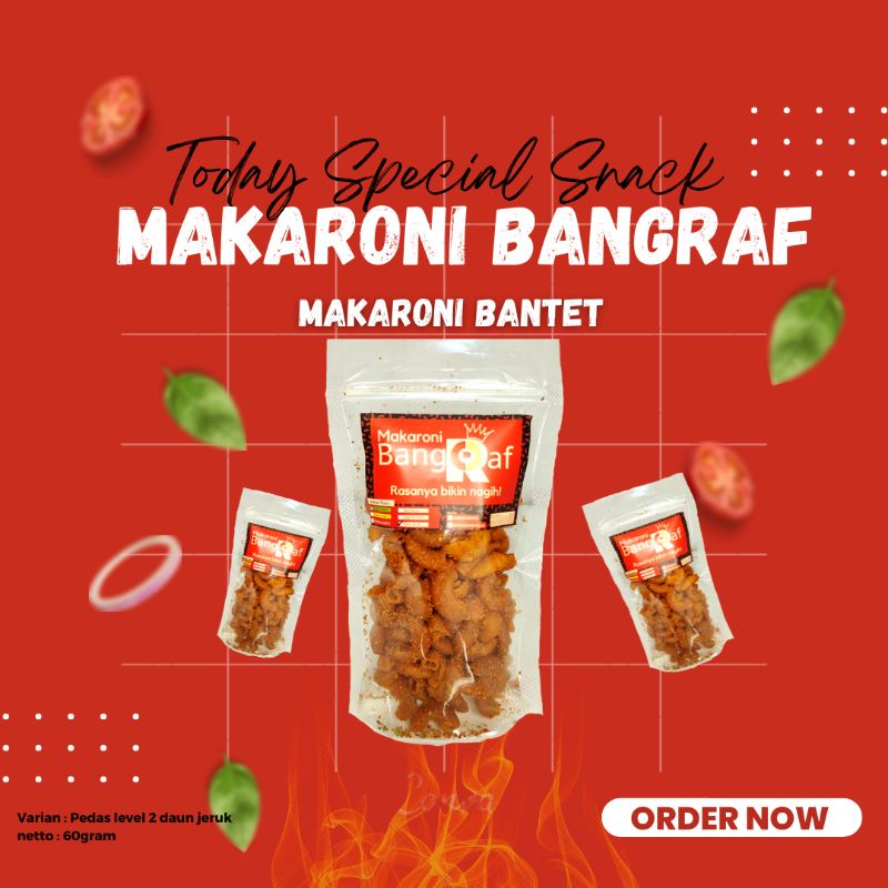 

[TERMURAH] Makaroni Bantet Premium Bangraf Enak Murah - Khas Pasuruan