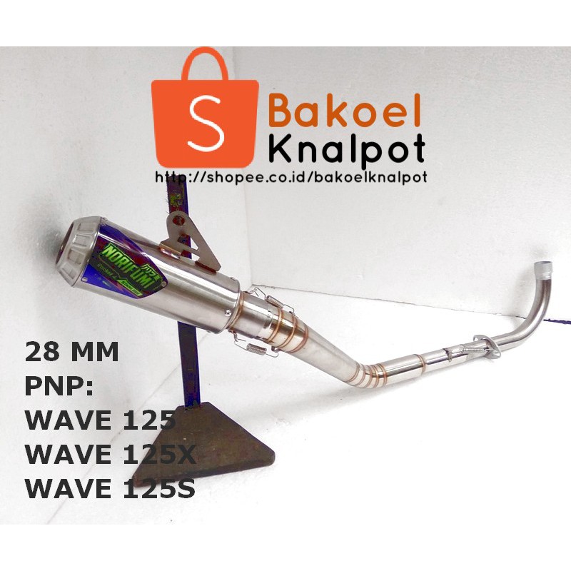 Norifumi Ekzos Wave125 / Ekzos Wave125x / Ekzos Wave 125 28mm / Ekzos Wave 125/ Exhaust Wave 125