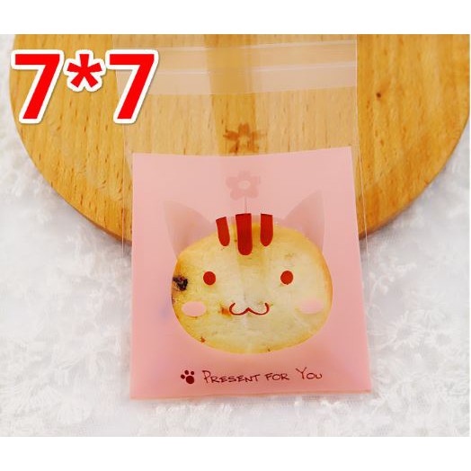 

Plastik Fancy Cookies - Kue - Permen - Accessories Pink Cat 7x7