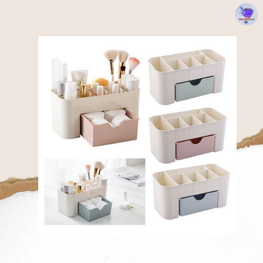 Rak Kosmetik Kotak Serbaguna Minimalis/Makeup Box Organizer