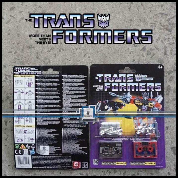 Transformers Vintage G1 - Ravage And Rumble Kaset Soundwave Encore