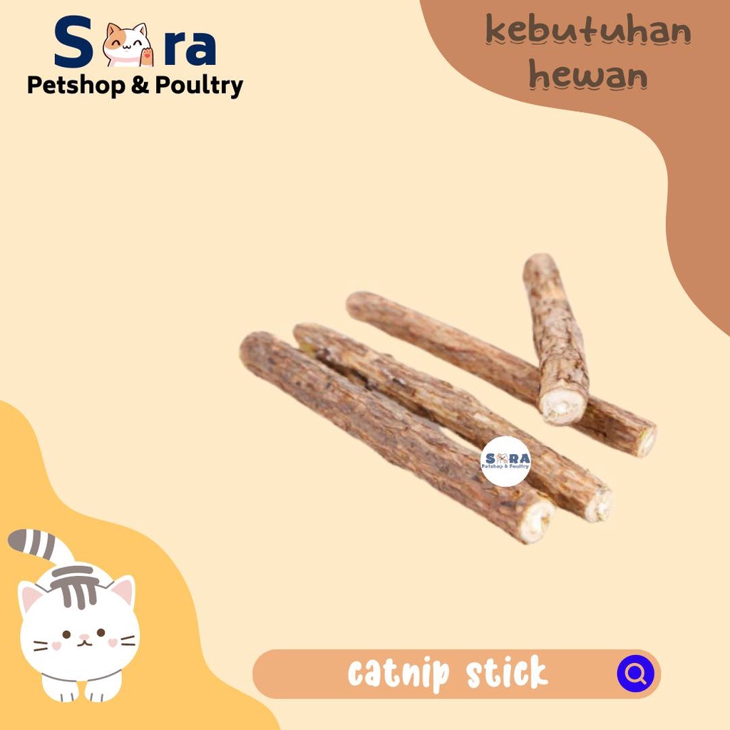 CATNIP STICK / CATNIP WOOD STICK / CATNIP BATANG KAYU / CATNIP MURAH / CATNIP NARUTAL MATABI
