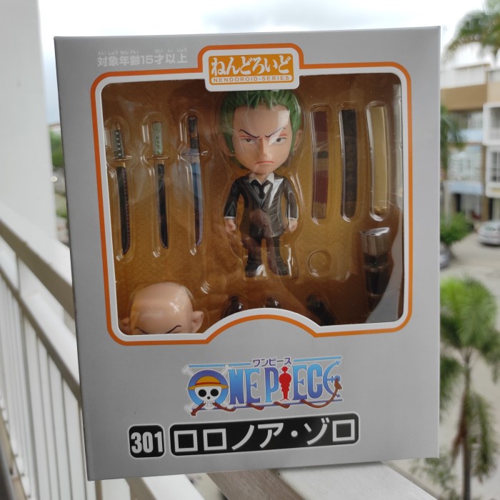 Action Figure Anime One Piece Roronoa Zoro New World Nendoroid 301