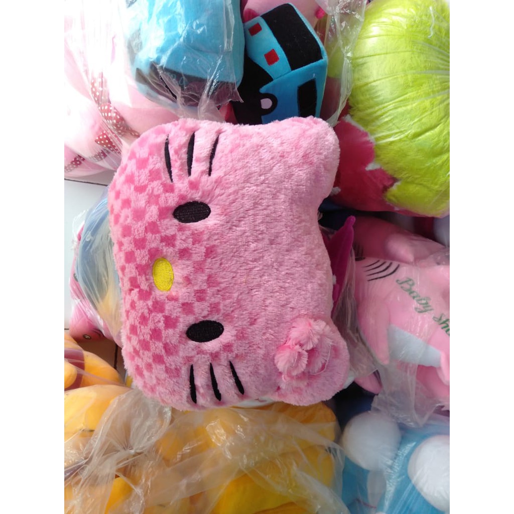 Bantal hello Kitty rasfur ukuran 35cm