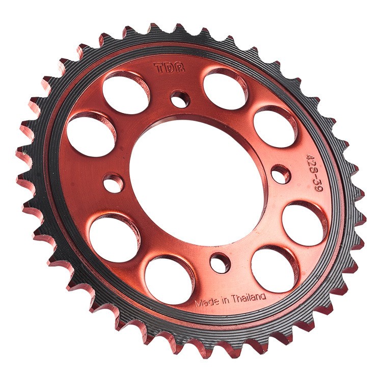 Gir Belakang Jupiter Z 428 TDR Rear Sprocket 2 Tone/Red 428