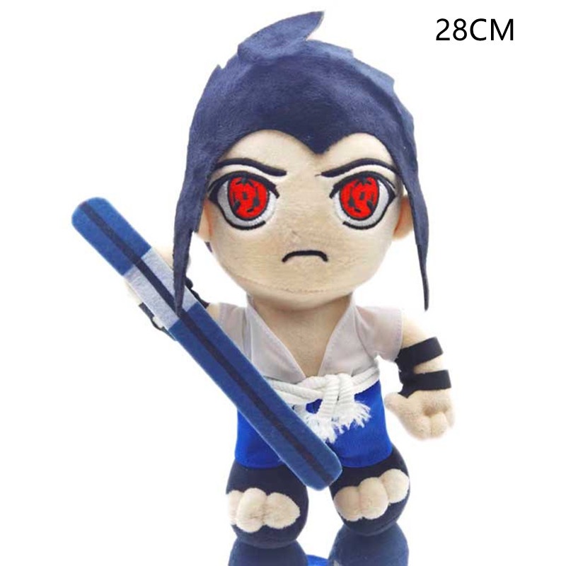 Bandai Mainan Boneka Anime Naruto Uzumaki Kakashi Bahan Plush Ukuran 28CM Untuk Hadiah Anak