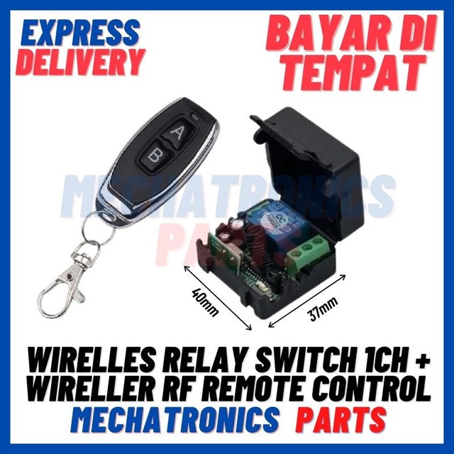 [NET-9003] WIRELLES  RELAY SWITCH 1CH + WIRELLER RF REMOTE CONTROL