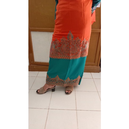 dasar baju kurung bordiran bukittinggi