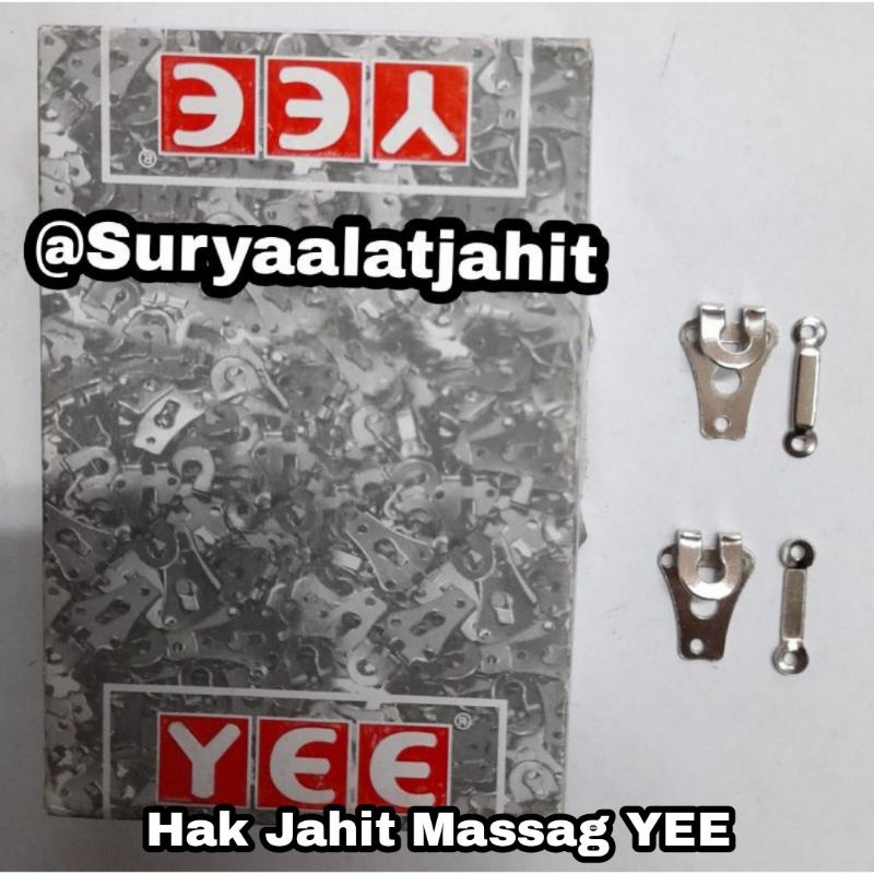 Hak Jahit Massag YEE @144set 1kotak =rp.27.500/144set