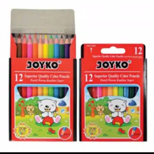 

Pencil warna joyko 12 warna pendek