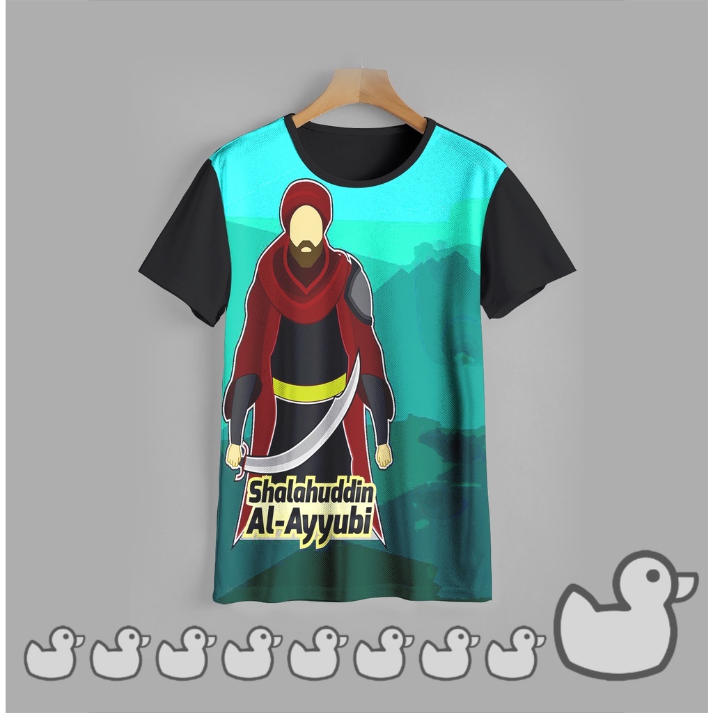 Kaos Anak 3D Salahuddin Al Ayyubi 2 Baju Anak 3D Salahuddin Al Ayyubi 2 Usia 1-12 Tahun murah