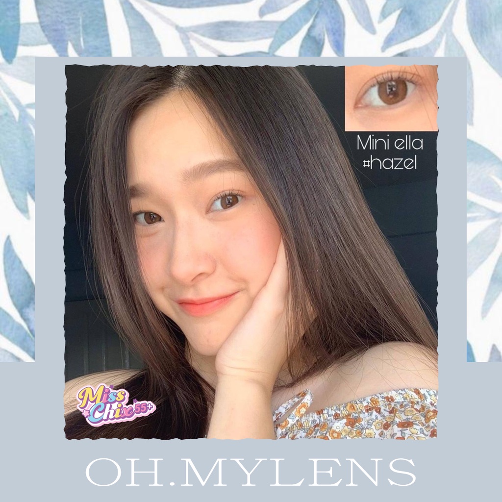 Softlens Minus Normal Beda Minus MINI ELLA HAZEL | Soflens Mines Warna Natural | Soflen Mata Minus M