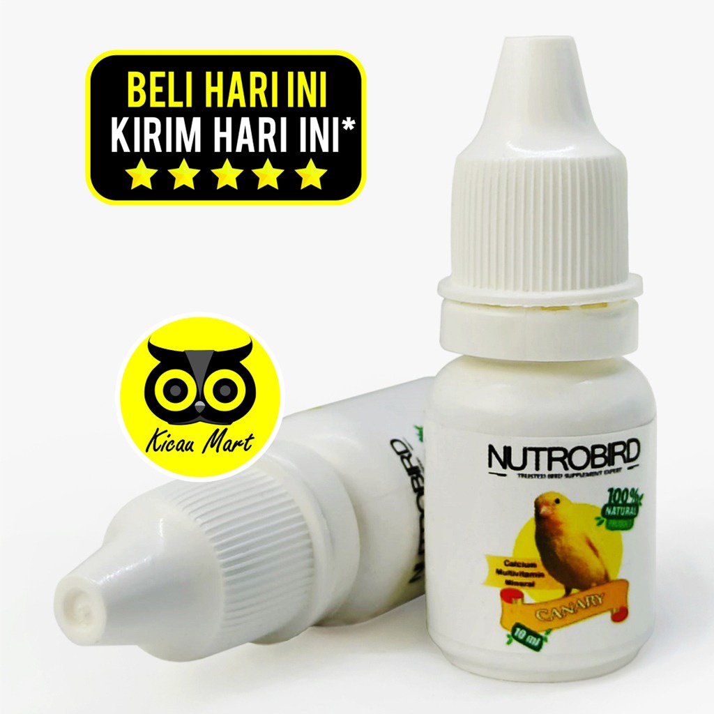 NUTROBIRD KENARI VITAMIN OBAT PENGGACOR BURUNG KENARI CANARY HARIAN LOMBA OBAT ANTI MACET BUNYI LESU DROP DOPING GACOR MURAI NOKNR