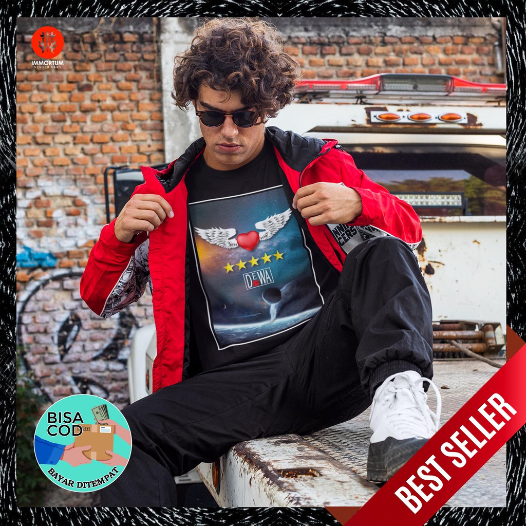 DEWA 19 BINTANG LIMA GALAXY l KAOS PREMIUM l BISA COD